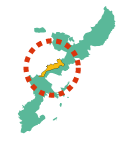 MAP:恩納村